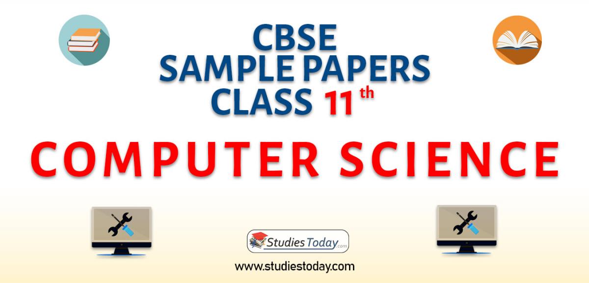 CBSE Sample Paper for Class 11 Computer Science