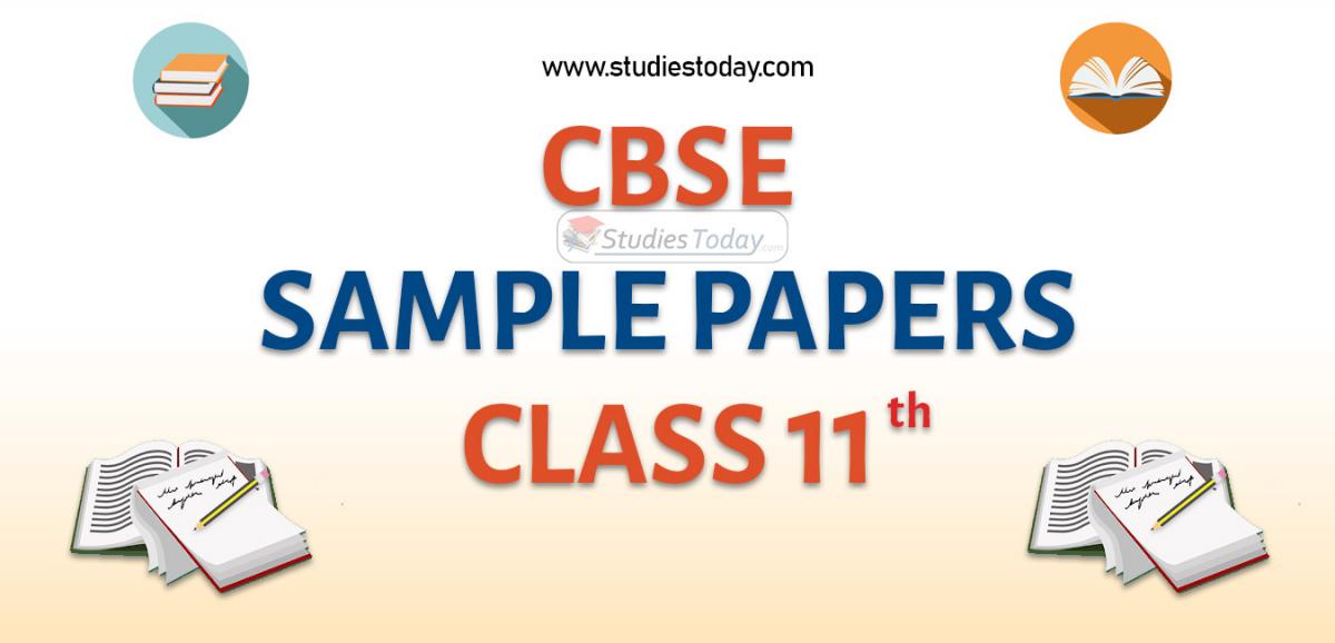 CBSE Sample Paper for Class 11