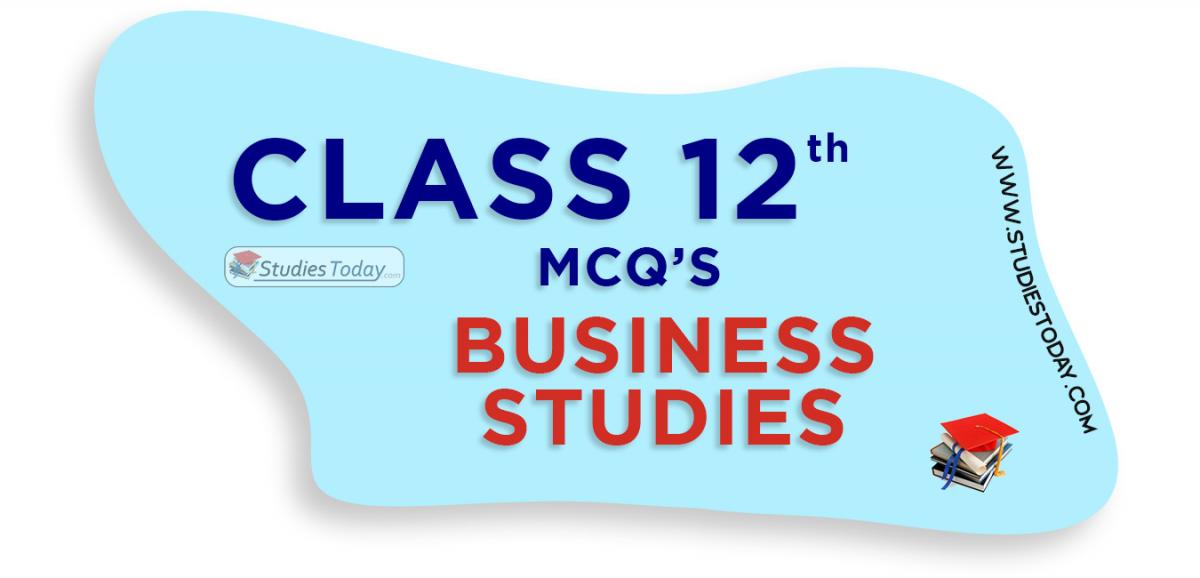 CBSE Class 12 Business Studies MCQs