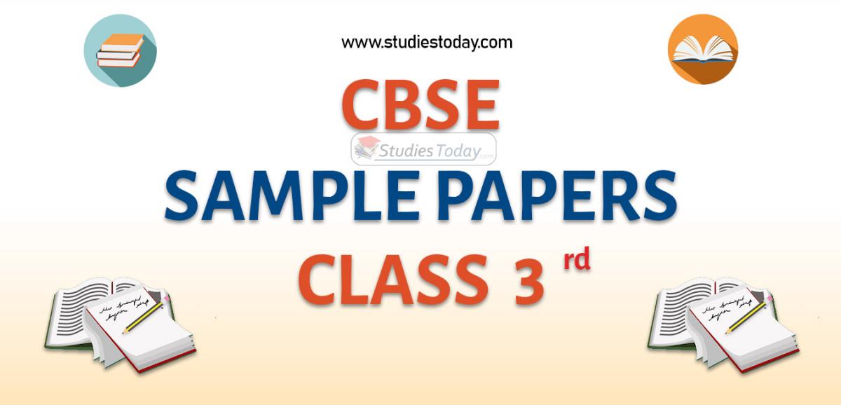 CBSE Sample Paper for Class 3 