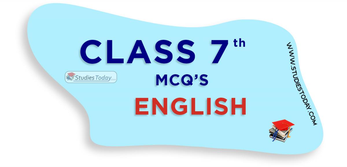 CBSE Class 7 English MCQs