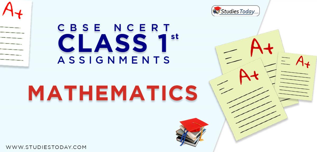 CBSE NCERT Assignments for Class 1 Mathematics