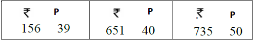 CBSE Class 3 Mathematics Indian Currency MCQs-1