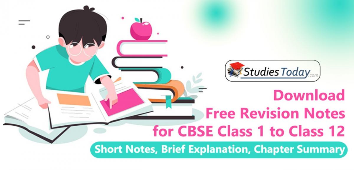 Concepts and Revision notes for Class 1 to Class 12