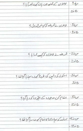 CBSE Class 4 Urdu Sample Paper Set 2