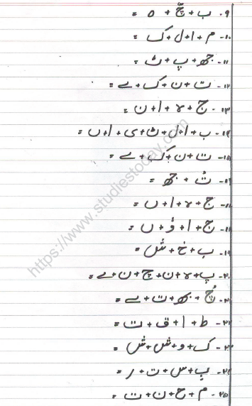 CBSE Class 4 Urdu Sample Paper Set 5