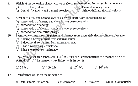 CBSE Class 12 Physics Sample Paper 2022 Set C Solved 3