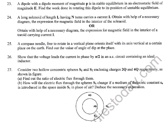 CBSE Class 12 Physics Sample Paper 2022 Set C Solved 6