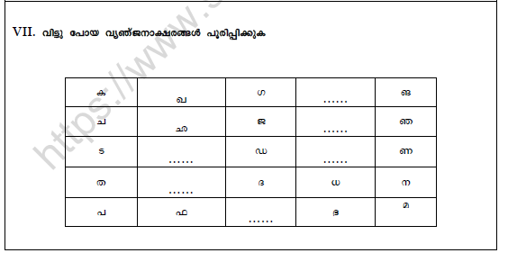 CBSE Class 5 Malayalam Worksheet Set E Solved 3