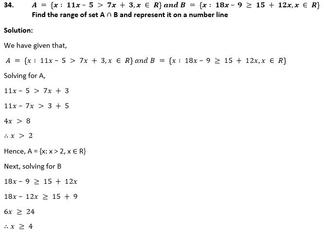 ML Aggarwal Solutions Class 10 Maths Chapter 4 Linear Inequations-40