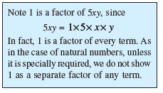 NCERT Class 8 Maths Factorisation