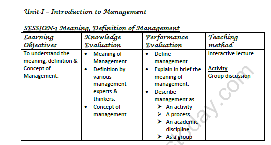 CBSE Class 12 Business Administration Introduction To Management Worksheet Set B 1