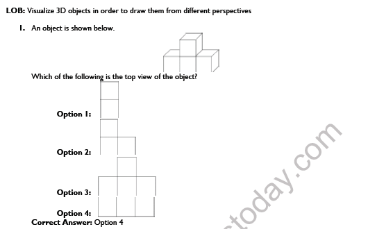 CBSE Class 8 Maths Visualising Solid Shapes Worksheet Set A 3