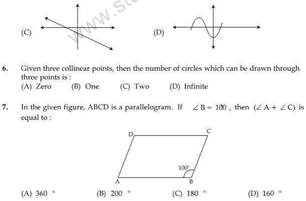 CBSE Class 9 Mathematics Sample Paper Set U
