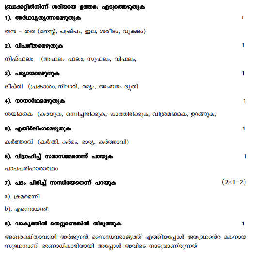 CBSE Class 10 Malayalam Sample Paper 2017 (6)