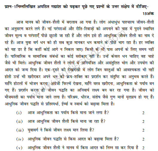 CBSE Class 12 Hindi Elective Sample Paper 2013 (1)