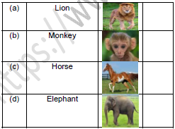 CBSE Class 1 GK Animals Worksheet Set A2