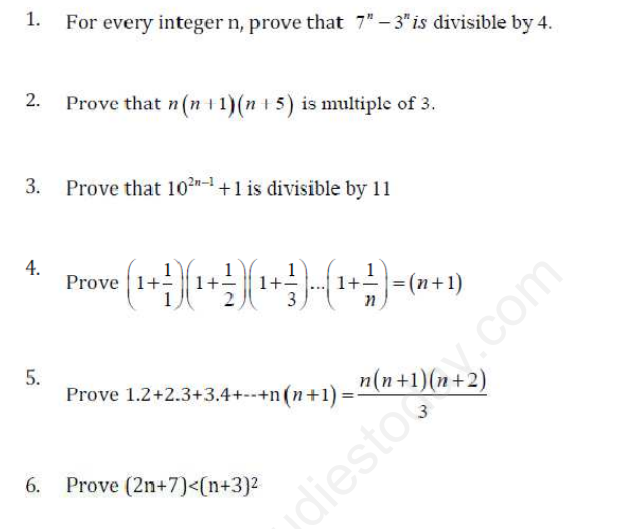 CBSE Class 11 Mathematics Revision Assignment Set B