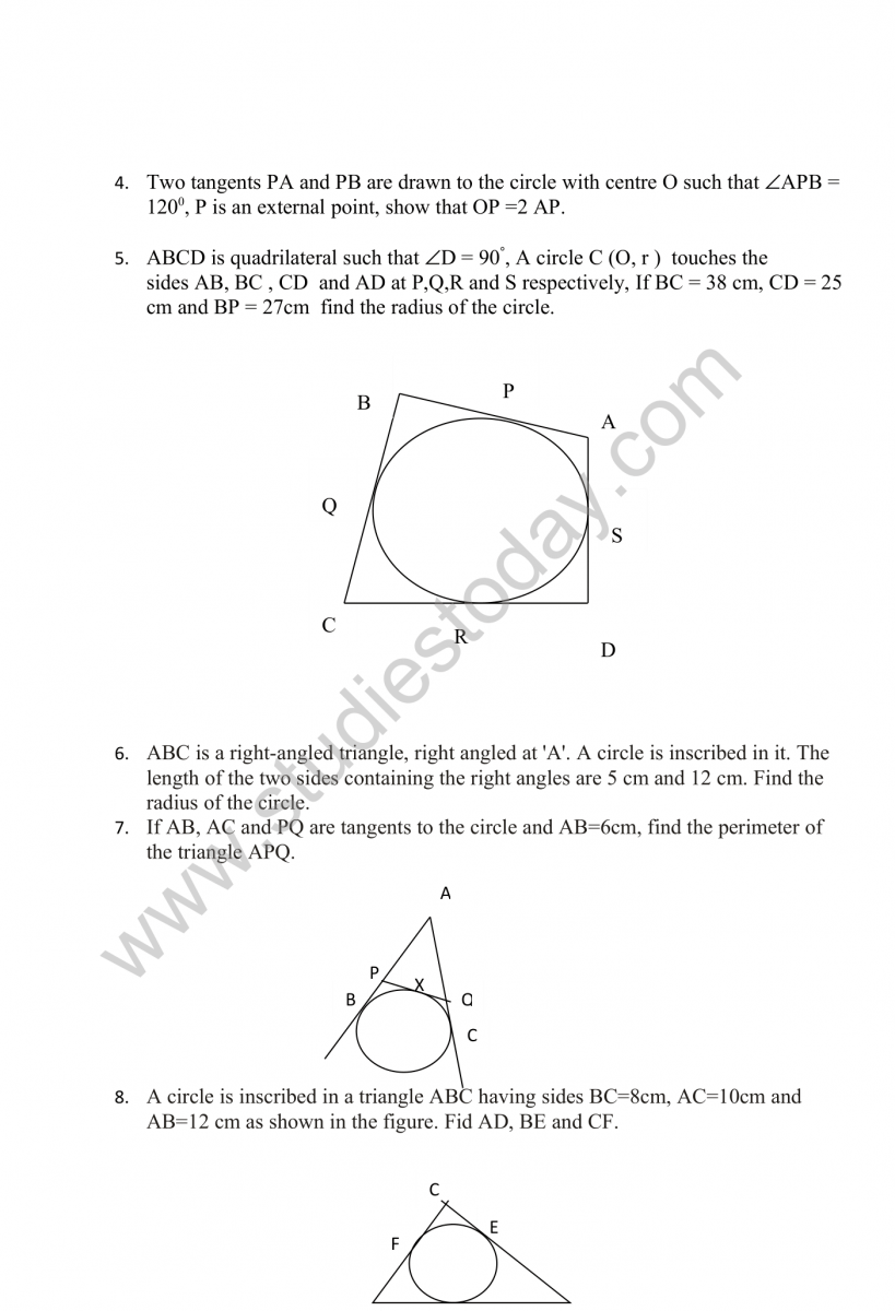 CBSE Class 10 Mathematics HOTs Questions Part A-10