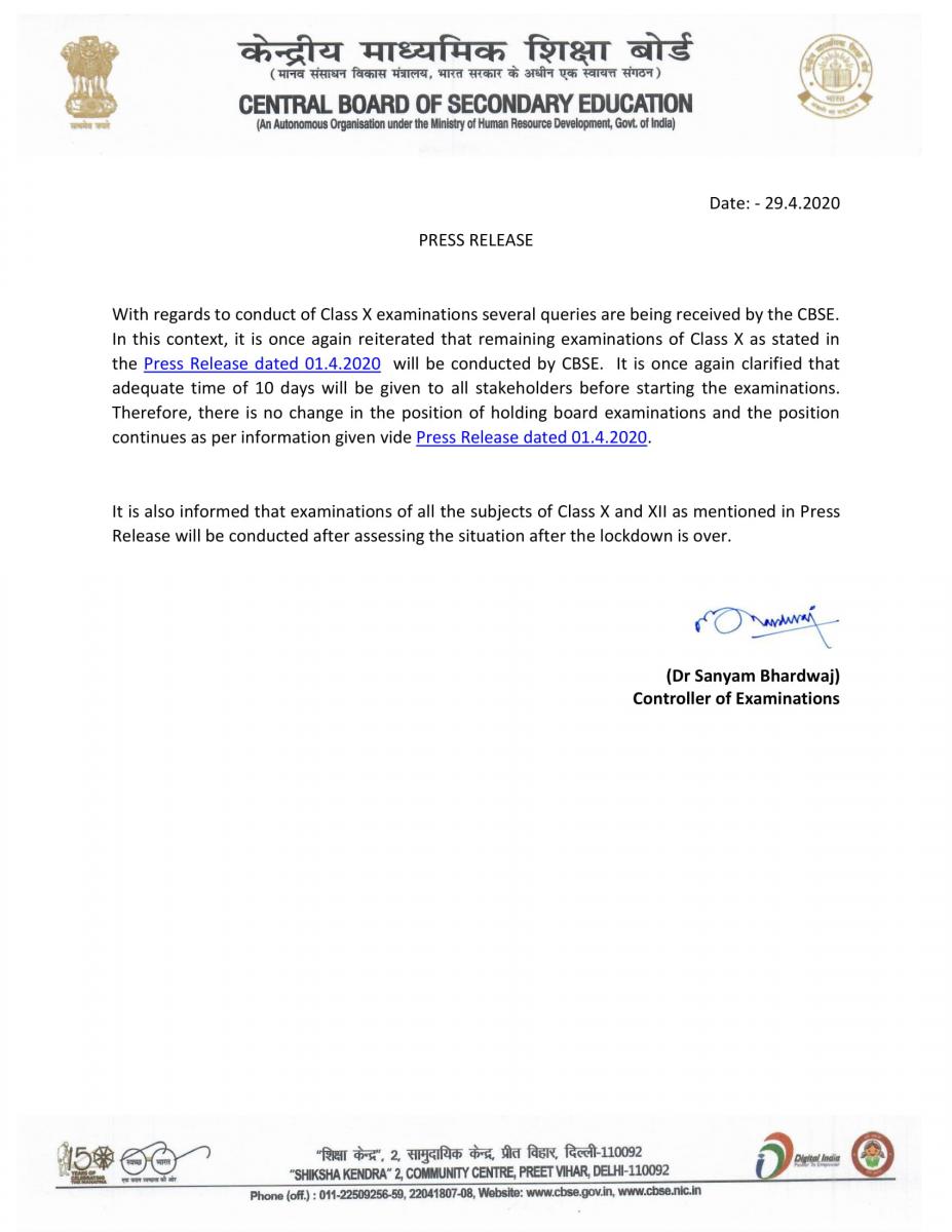 CBSE_pres_release_class10