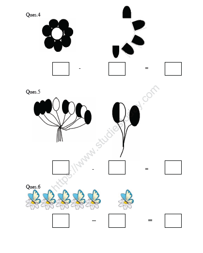 CBSE Class 1 Maths Chapter 4 Worksheet 2