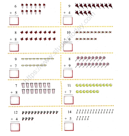 CBSE Class 1 Maths Practice Worksheets (97) - Counting Together
