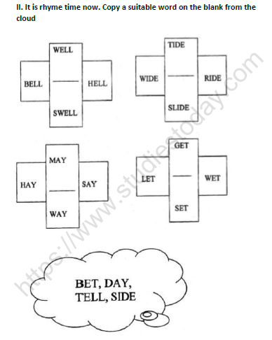 CBSE Class 3 English Dont Tell Worksheet