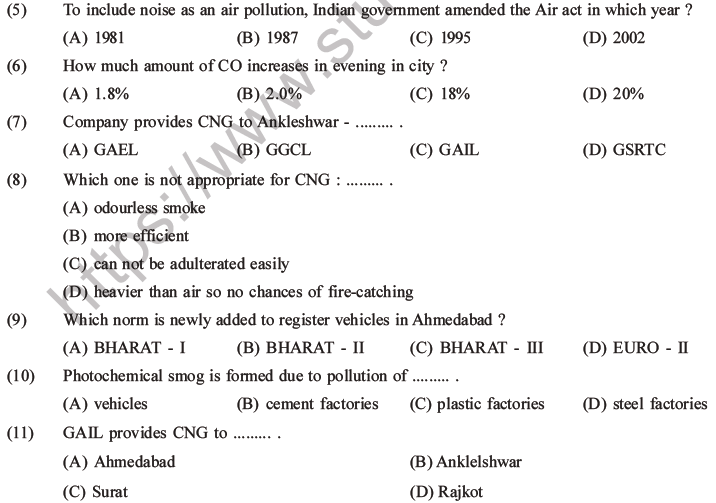 NEET Biology Environmental Issues MCQs Set B-2