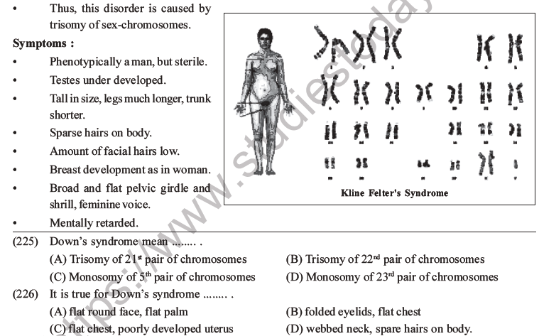 NEET Biology Heredity and Variation MCQs Set B-100