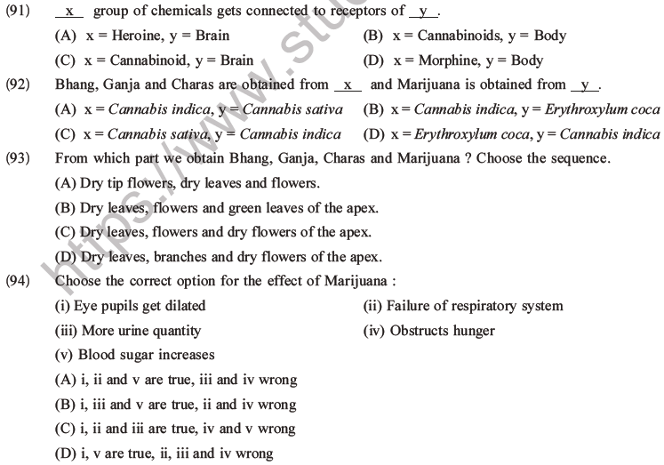 NEET Biology Human Health and Diseases MCQs Set B-31
