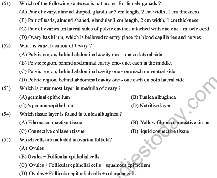 NEET Biology Human Reproduction MCQs Set A-21