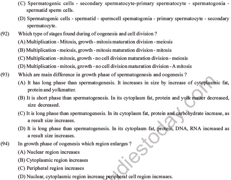 NEET Biology Human Reproduction MCQs Set A-37