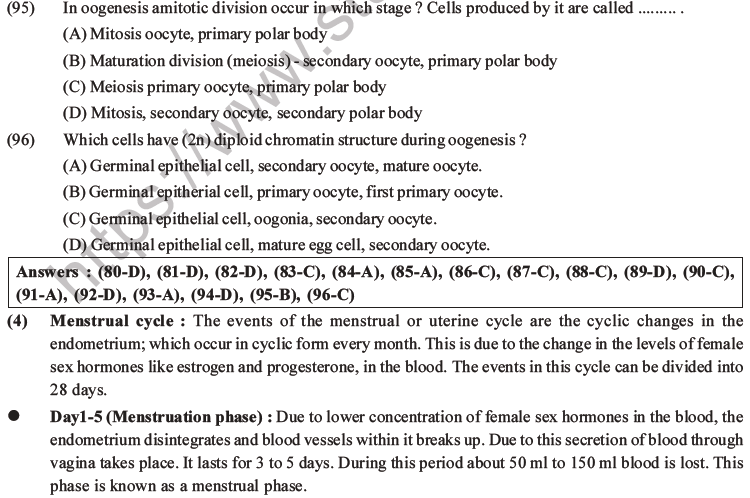 NEET Biology Human Reproduction MCQs Set A-38