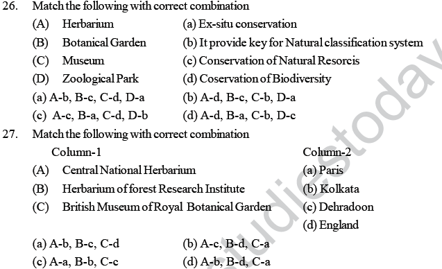 NEET UG Biology Classification Aids MCQs