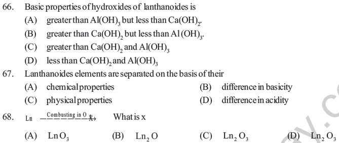 NEET UG Chemistry D and F Block Elements MCQs-10