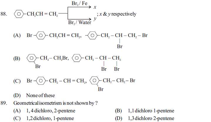 NEET UG Chemistry Organic Compounds Containing Halogens MCQs-21
