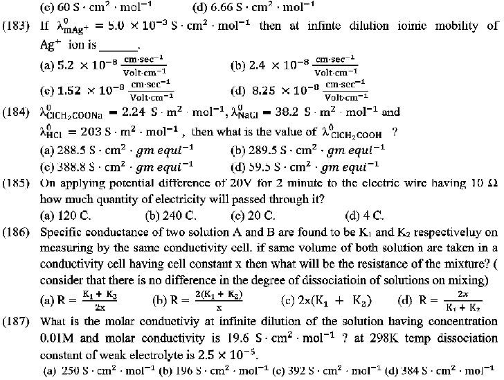NEET UG Chemistry Redox Reactions and Electrochemistry MCQs-33