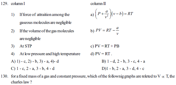 NEET UG Chemistry States of Matter MCQs-31