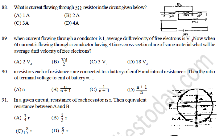NEET UG Physics Current Electricity MCQs-35