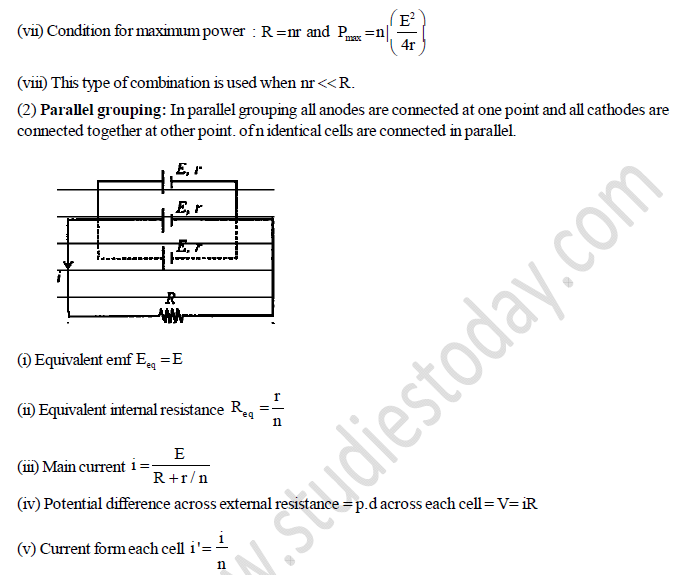NEET UG Physics Current Electricity MCQs-7