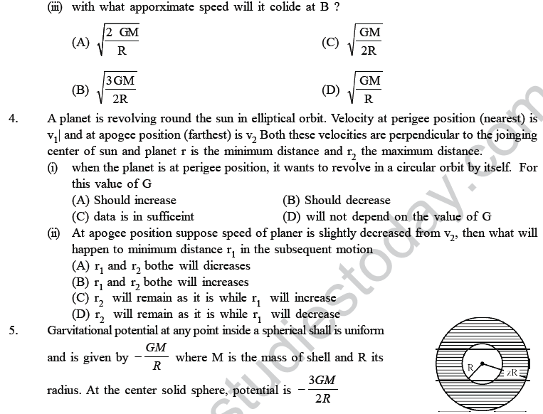 NEET UG Physics Gravitational MCQs-41
