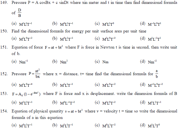 NEET UG Physics Kinetics and Measurement MCQs-13