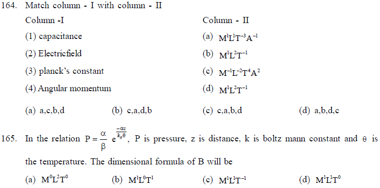 NEET UG Physics Kinetics and Measurement MCQs-16