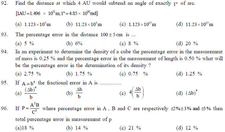 NEET UG Physics Kinetics and Measurement MCQs-5