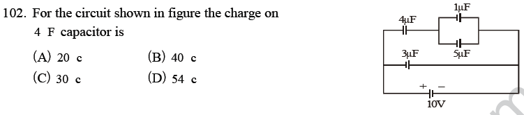 NEET UG Physics Electrostatics MCQs-29