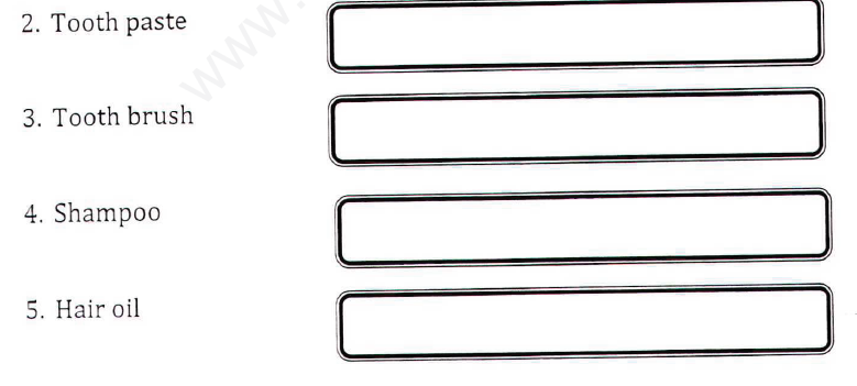 CBSE Class 1 EVS Assignment (15) - Keeping Healthy