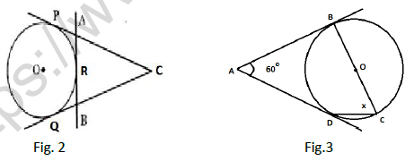 CBSE Class 10 Mathematics Circles Worksheet Set E 2