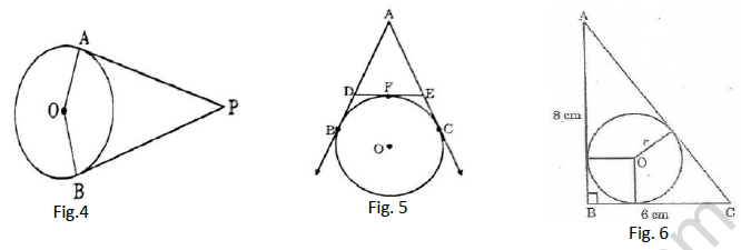 CBSE Class 10 Mathematics Circles Worksheet Set E 3