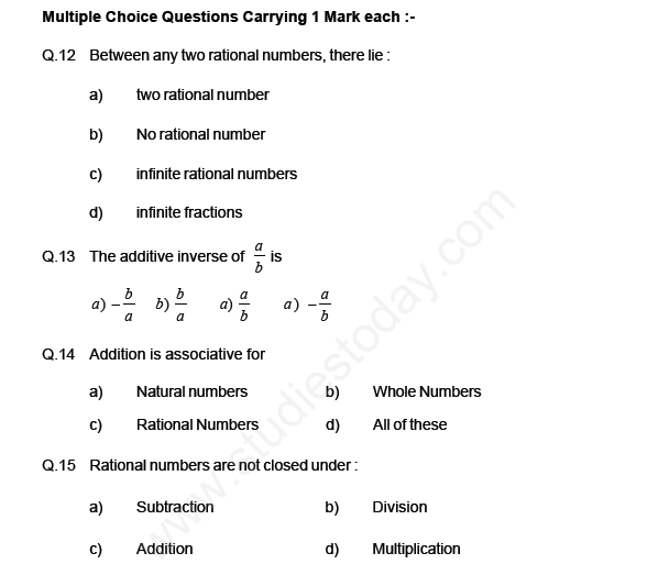 Rational Numbers