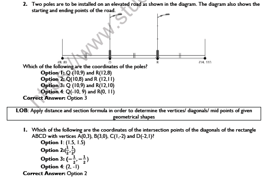 CBSE Class 10 Mathematics Coordinate Geometry Worksheet Set E 4